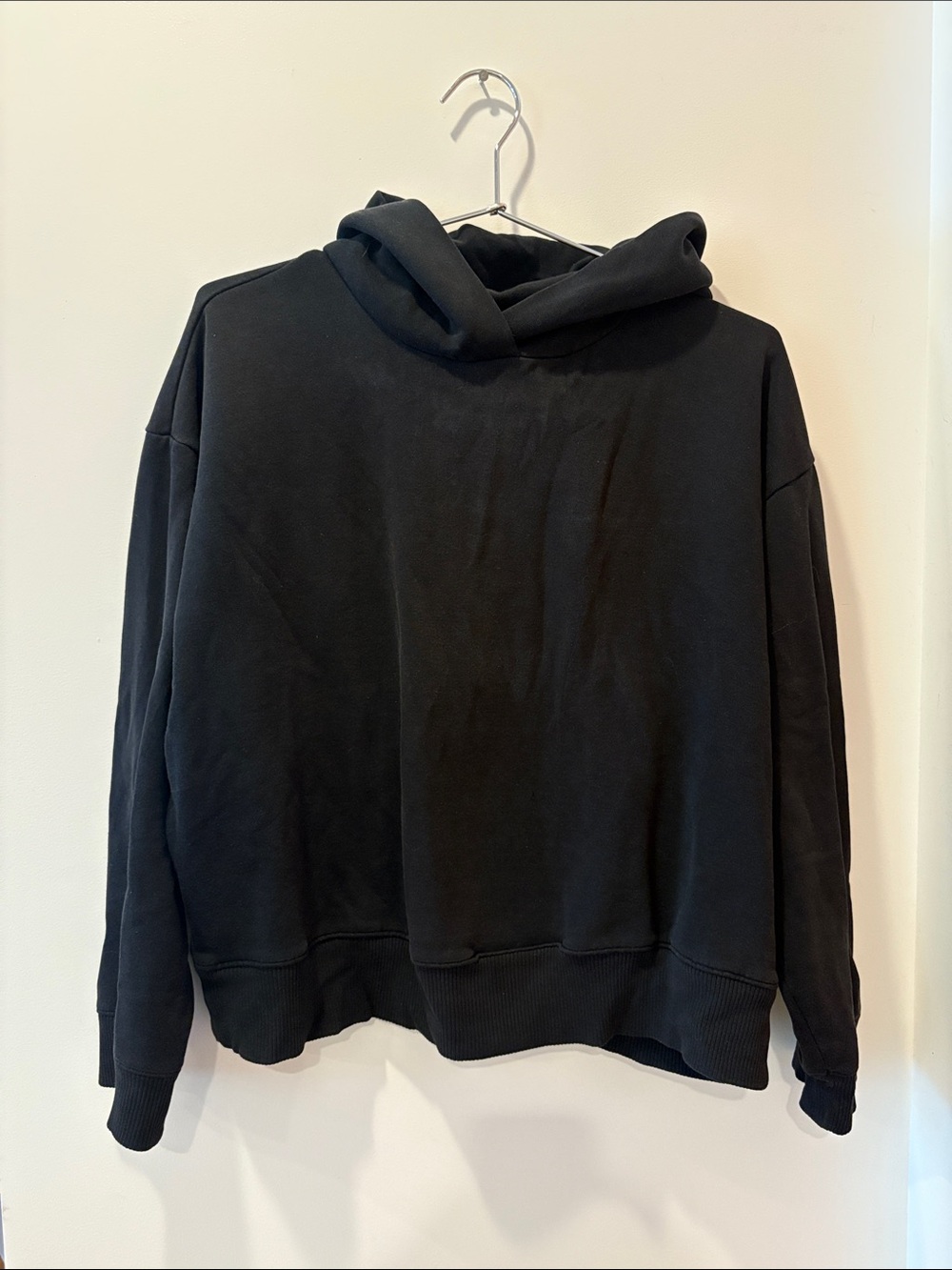 a new day Black Pullover Hoodie